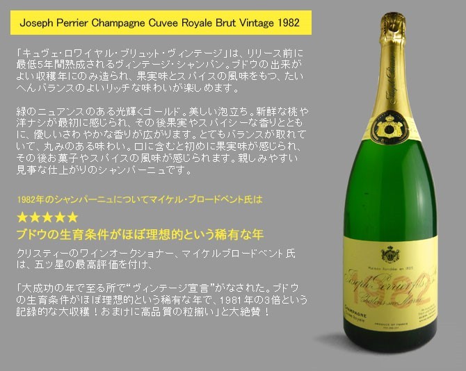 ジョセフ・ペリエ・シャンパーニュ キュヴェ・ロワイヤル