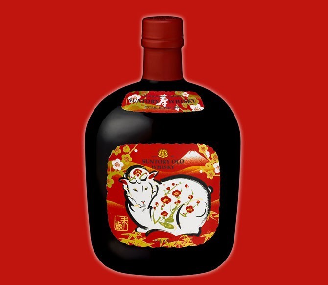 サントリーウイスキーオールド 干支シリーズ2015年版 未歳ラベル 700ml