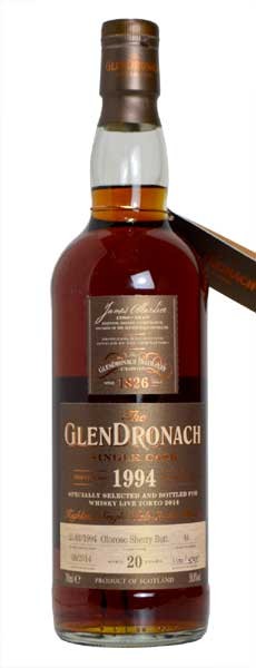 グレンドロナック 1994年 20年熟成品 オロロソシェリーバット Cask No