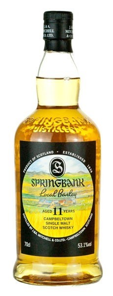 スプリングバンク ローカルバーレイ 11年 53.1％ 700ml 箱入り 正規
