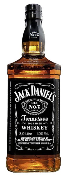 【レア品】 ジャック　ダニエル No. 7 ウイスキー 3000ml オリジナルキャップ付き ジャックダニエル ブラック Old No.7