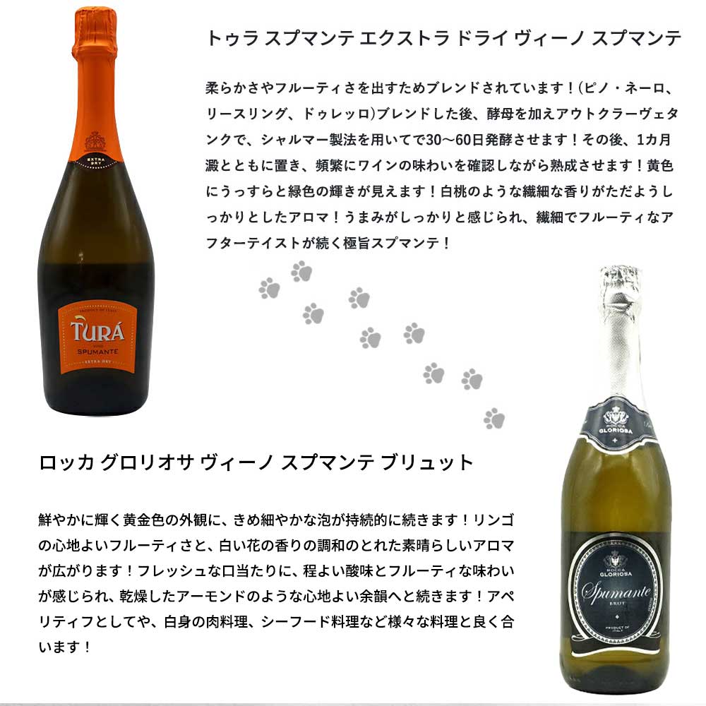 送料無料】うきたまシリーズ スパークリング12本 ワインセット