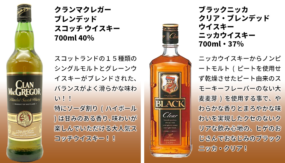 送料無料】ウイスキー飲み比べ6本セットC 国産ウイスキー スコッチ