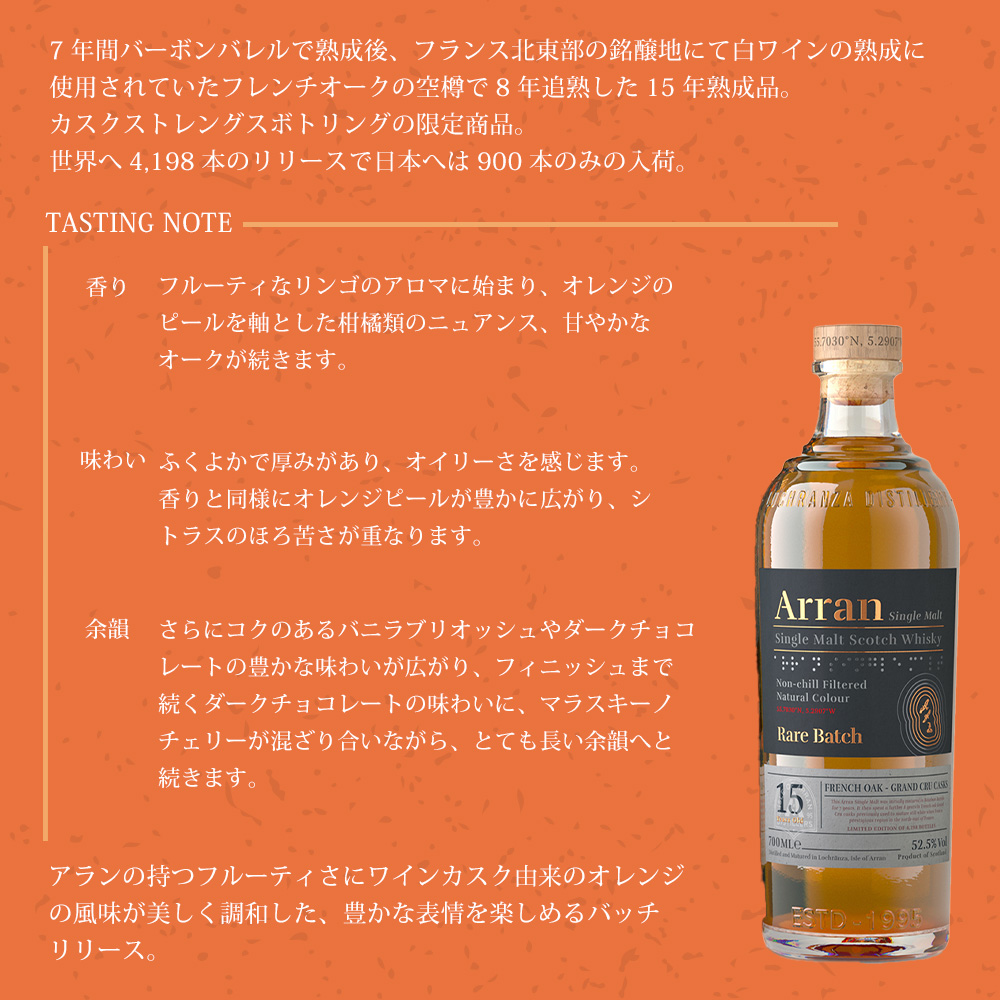 正規品 箱入】アラン レアバッチ 15年 フレンチオーク グラン クリュ