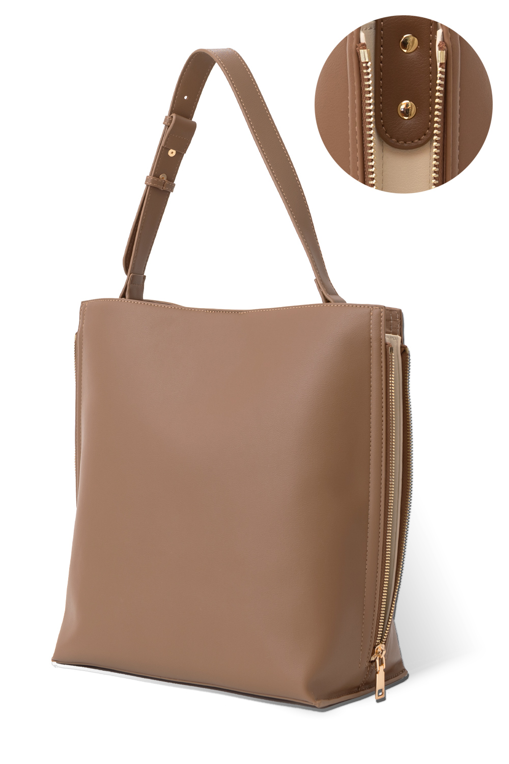 GRAV トートバッグ レディース バケツバッグ 美フォルム 小さめ 軽量