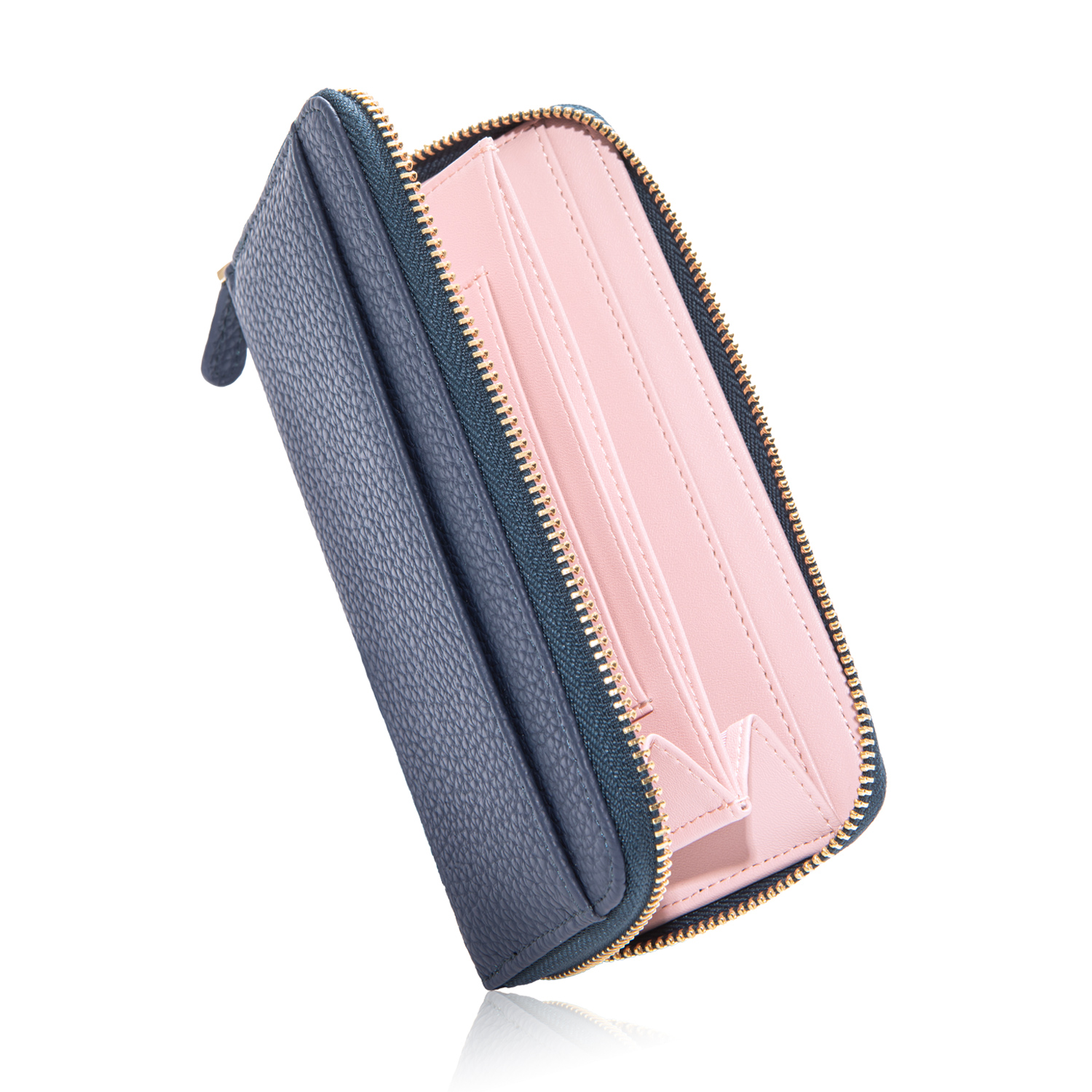 GRAV 公式 財布 コンパクト 長財布 レディース 本革 スキミング防止 かわいい 大容量 軽い 小さな長財布 お札が折れない 一粒万倍日 緑 金運 | GRAV | 04