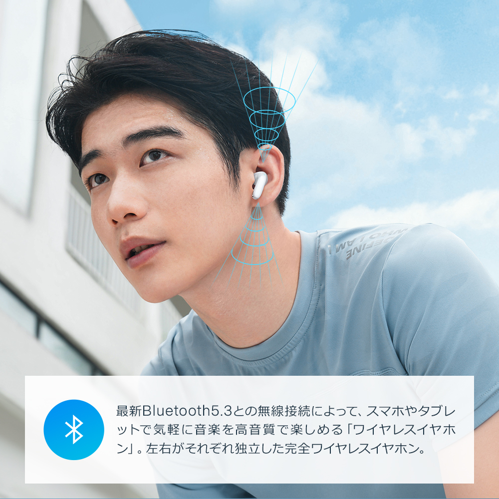 ワイヤレスイヤホン bluetooth 5.3...の詳細画像3