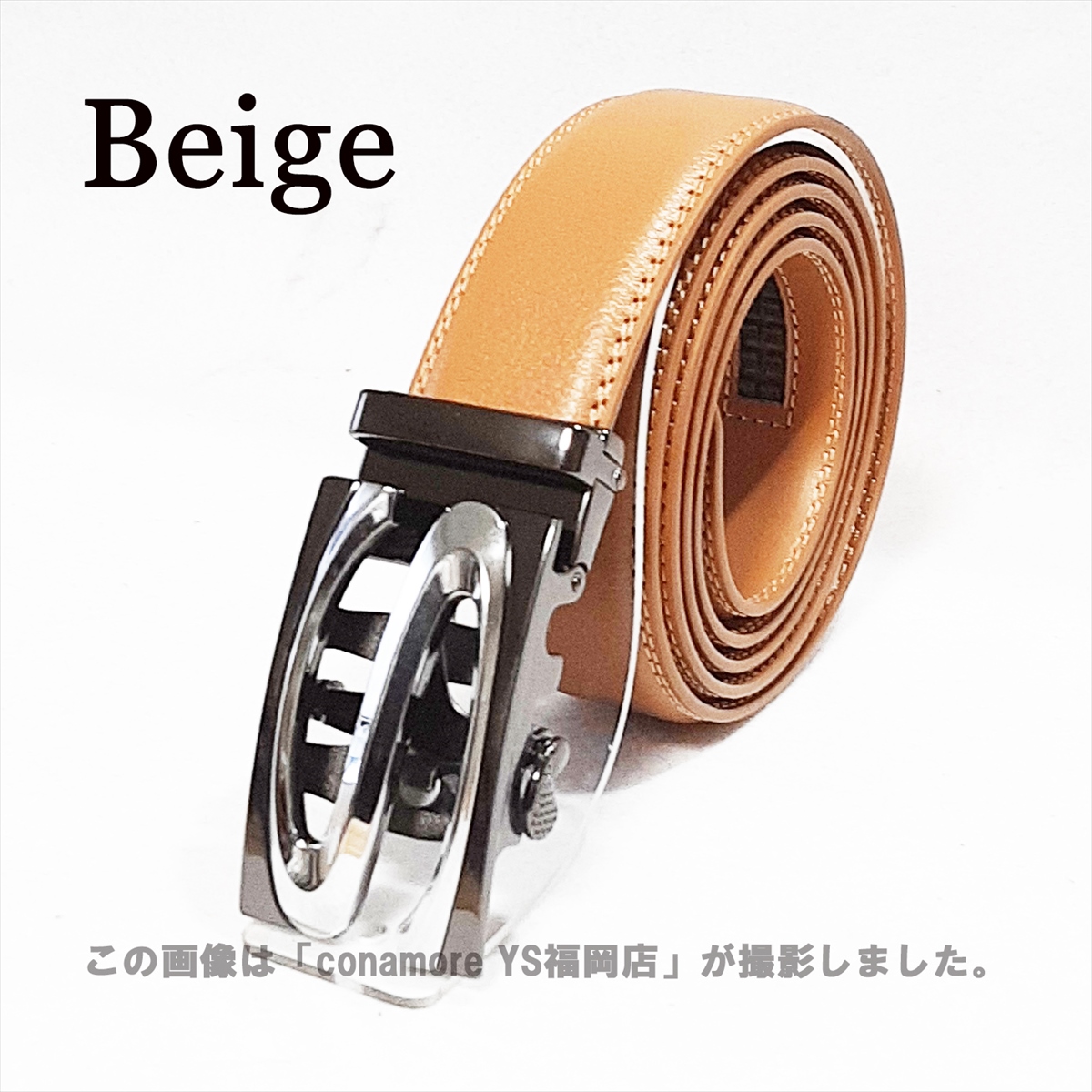 ゴルフベルト 白 黒 赤 ベルト メンズ おしゃれ ゴルフウエア レザーベルト オートロック 自動ロック プレゼント | ブランド登録なし | 05