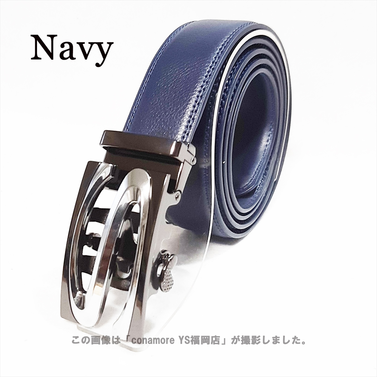 ゴルフベルト 白 黒 赤 ベルト メンズ おしゃれ ゴルフウエア レザーベルト オートロック 自動ロック プレゼント | ブランド登録なし | 04