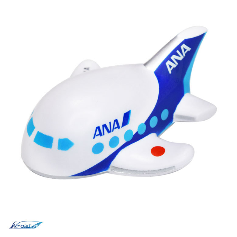 ANA ぷにゅ丸くん 全日空 飛行機 おもちゃ やわらか ぷにぷに 素材 安心安全 ひこうき スクイーズ グッズ ファン アイテム ギフト プレゼント