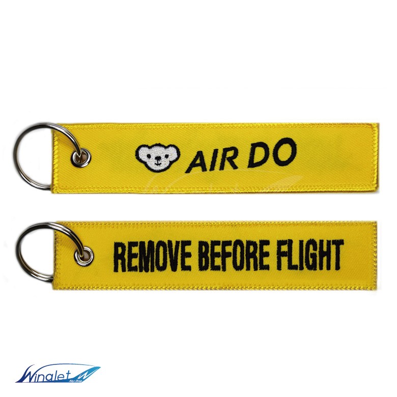 AIR DO エアドゥ BEAR DO ベアドゥ AIR DO LOGO REMOVE BEFORE FLIGHT キーチェーン キーホルダー タグ