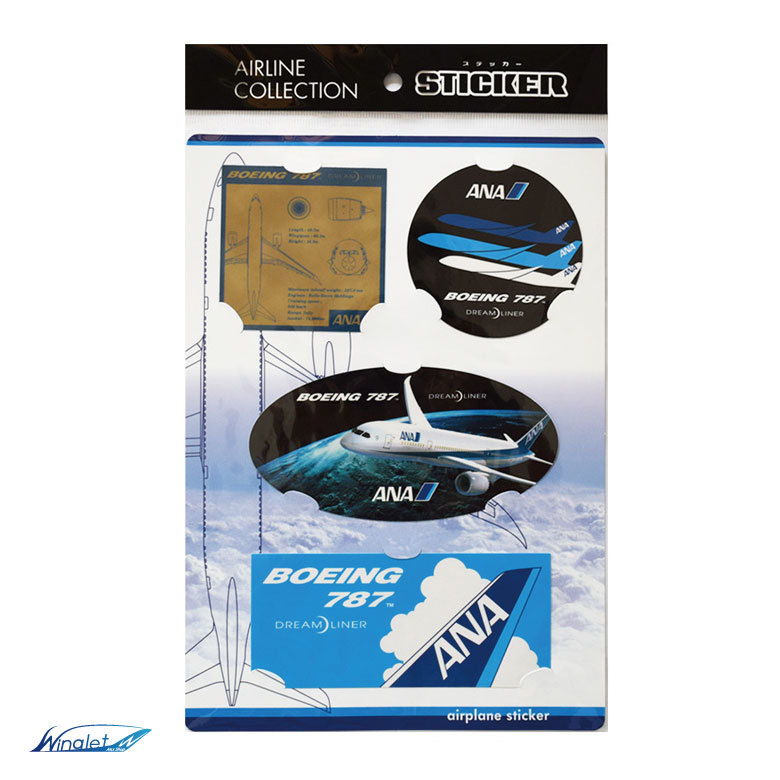 ANA ボーイング 787 ステッカー セット 全日空 BOEING Sticker