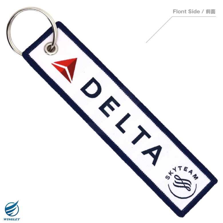 oolKrew デルタ 航空 CREW JFK タグ キーホルダー フライトタグ ジョン