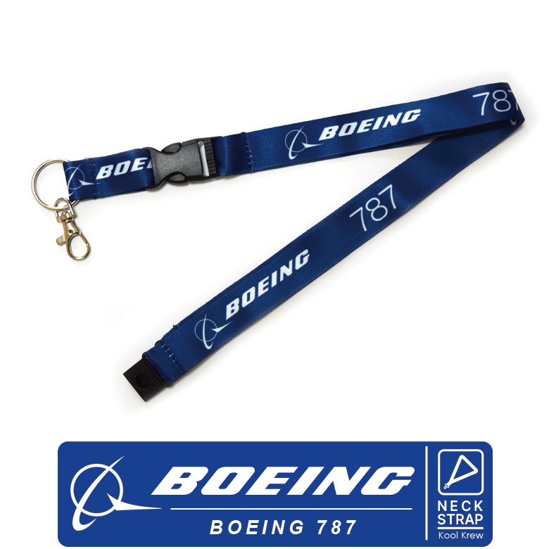 Kool Krew クールクルー ランヤード ネックストラップ ボーイング BOEING B787 lanyard neck strap 航空グッズ  goods