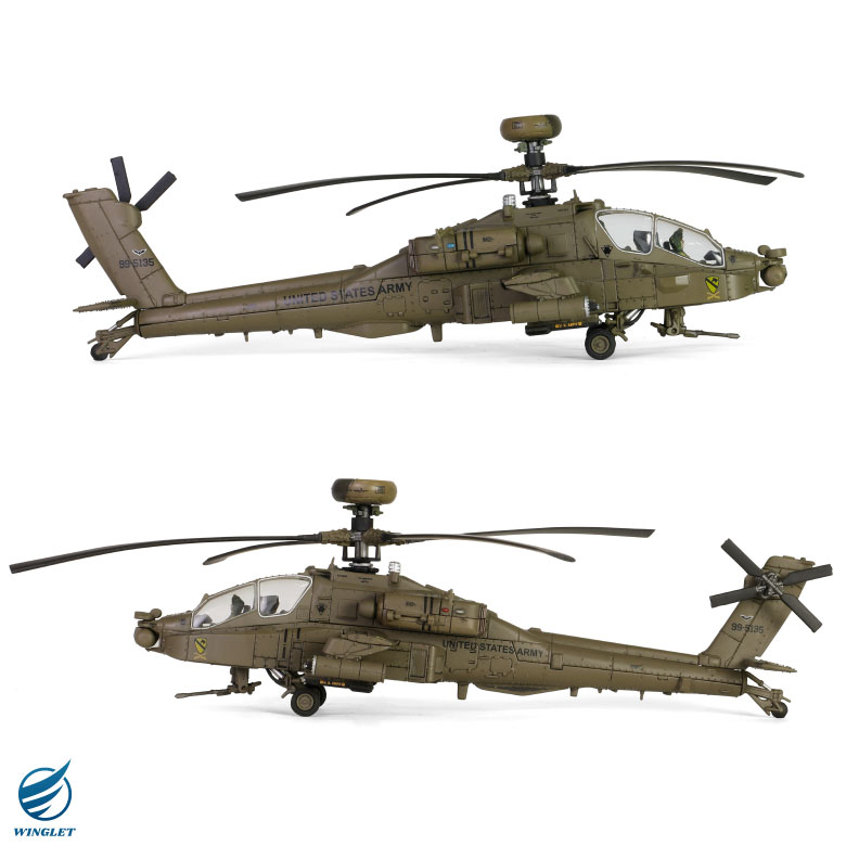 メタルプラウド ダイキャストモデル 1/72 AH-64D アパッチ ロングボウ ヘリコプター アメリカ陸軍 イラクの自由作戦 スタンド 付き 模型  完成品 塗装済み グッズ :wt-mp-11:Winglet 通販 