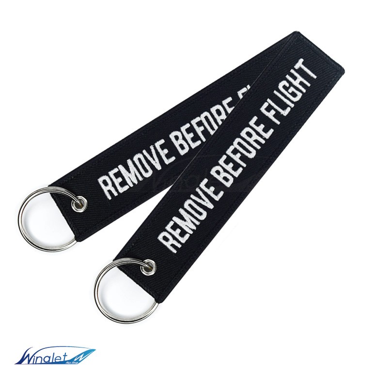 REMOVE BEFORE FLIGHT キーチェーン キーホルダー タグ (1個) カラー