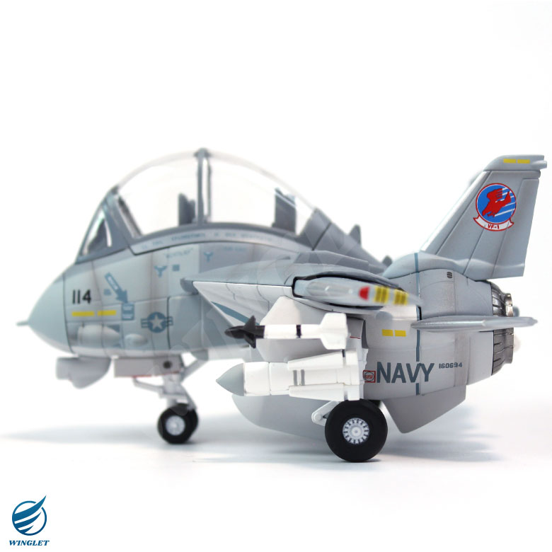 F-14 TOMCAT VF-1 TOPGUN Ver デフォルメ ダイキャスト モデル 塗装
