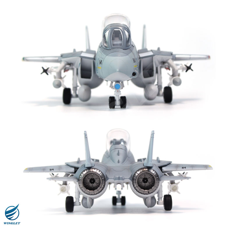 F-14 TOMCAT VF-1 TOPGUN Ver デフォルメ ダイキャスト モデル 塗装