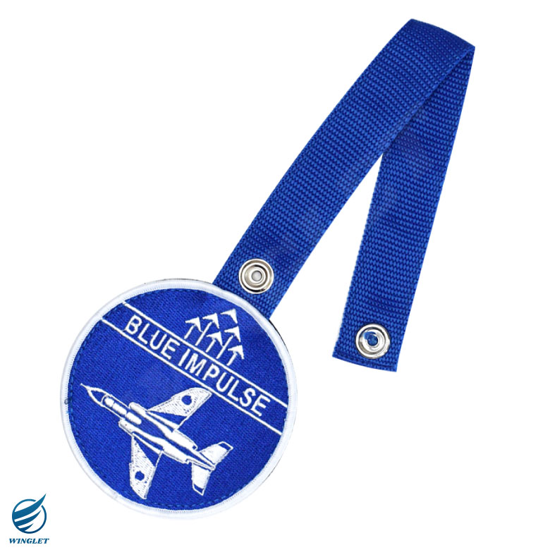 Blue Impulse EDEN ワッペン ブルーインパルス ワッペンホルダー ベルクロ付き 自衛隊 空自