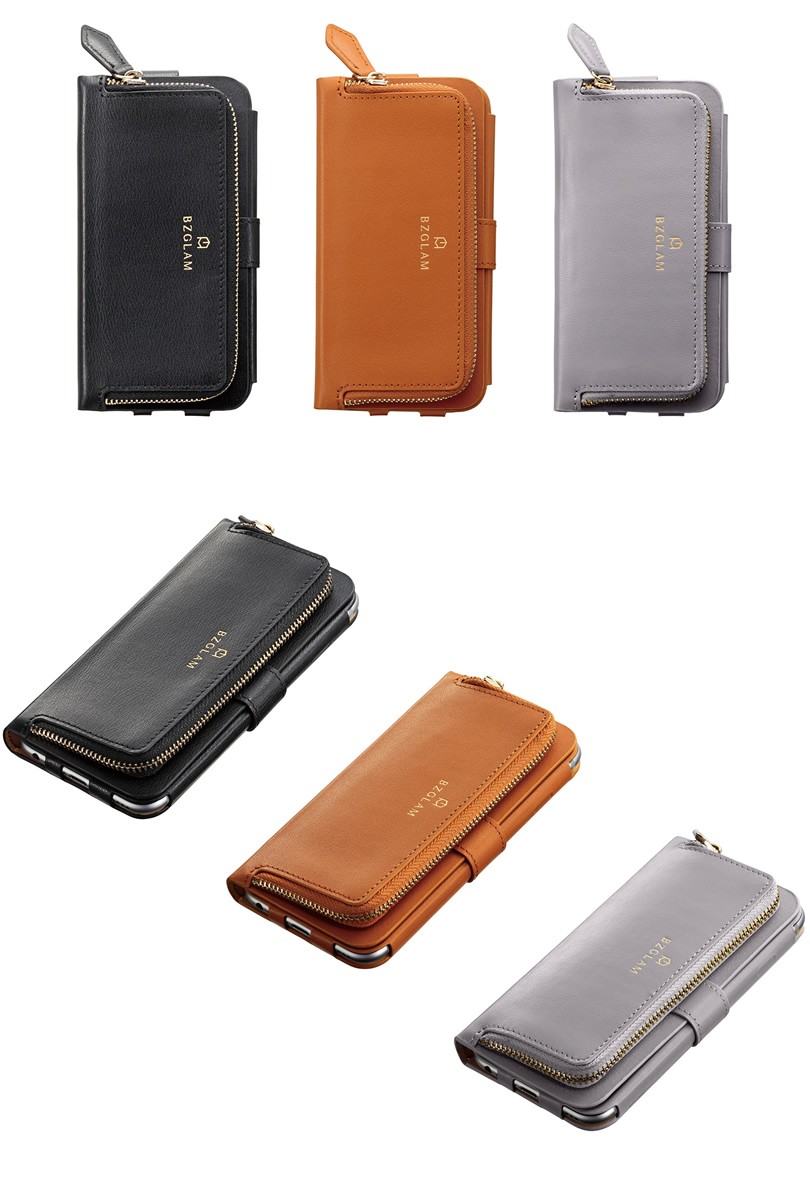 iPhone6s / iPhone6 手帳型 お財布付き 本革 ケース BZGLAM Leather 