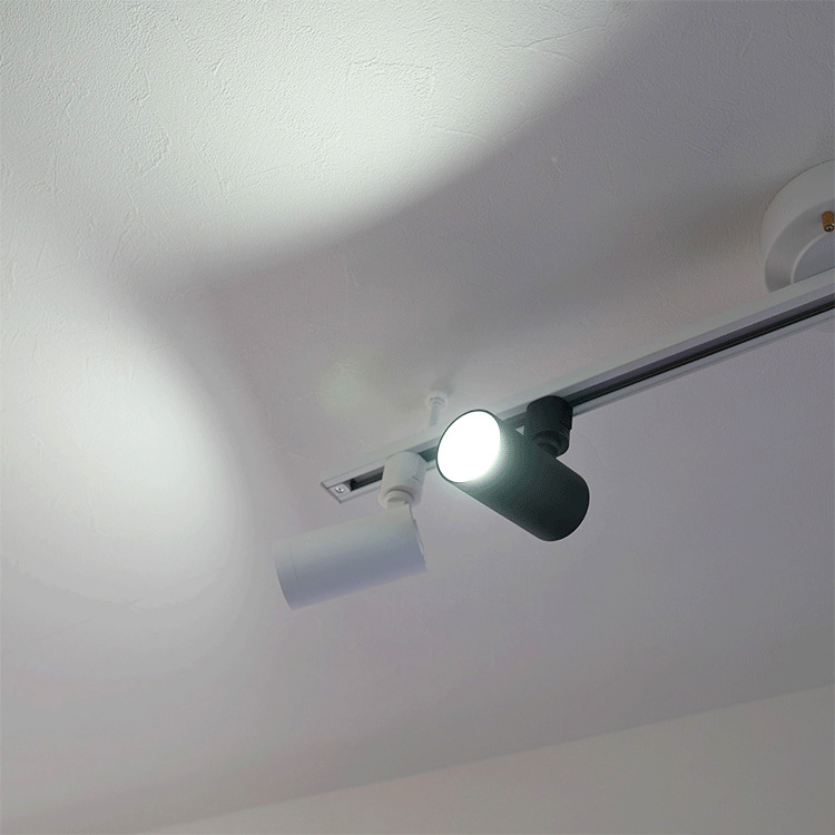 4個セット LED電球付き スポットライト E11 4灯 ダクトレール 40w相当