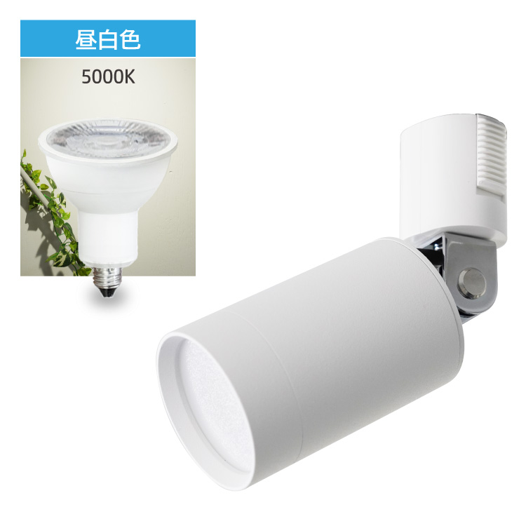 スポットライト器具1個 ＋ LED電球1個セット E11 電球色 昼白色 1灯