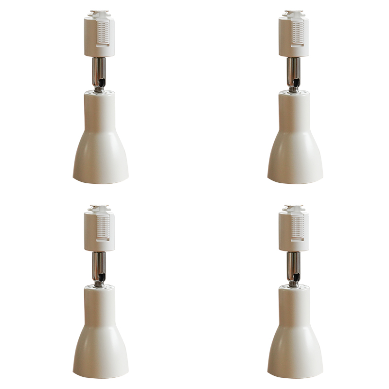 【美品】スポットライト4個セット E11 ホワイト 送料込 ダクトレール付 楽天市場】【4個セット】ダクトレール用 スポットライト E11 1灯