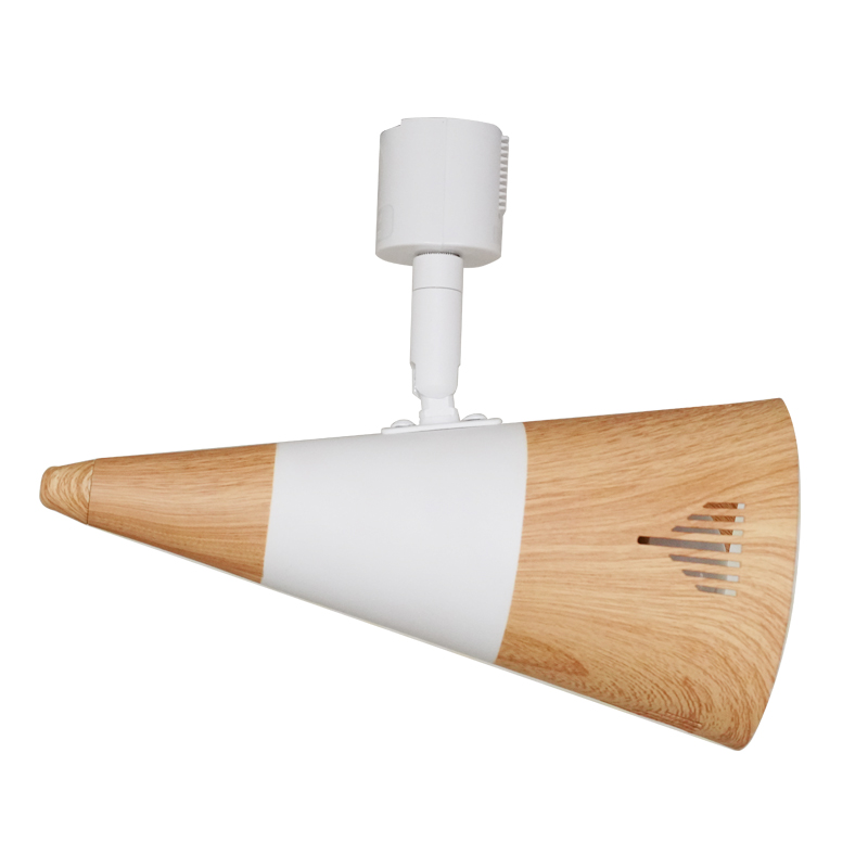 爆買 20%off／ ダクトレール用 スポットライト E26 1灯 木目調 ウッド