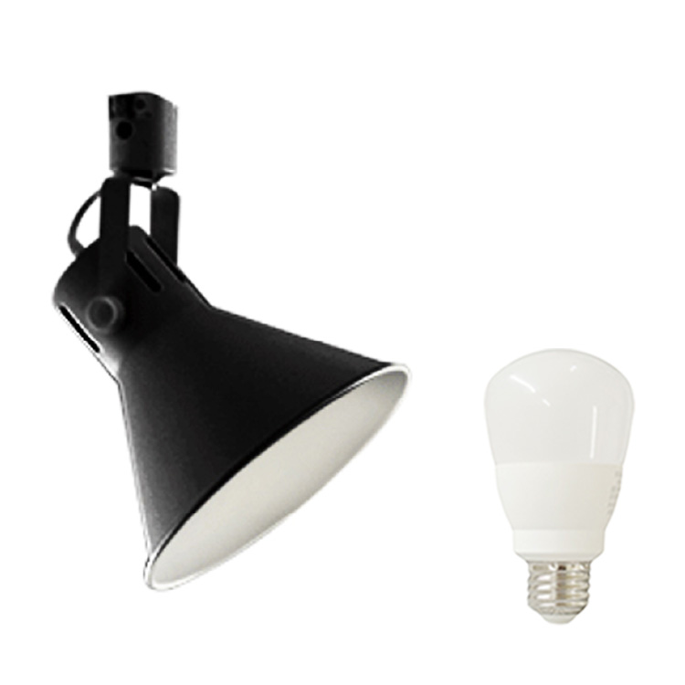【未使用品】LED スポットライト E26形 2700K 12個セット スポットライト器具1個＋調光調色LED電球1個セット ダクトレール用 E26