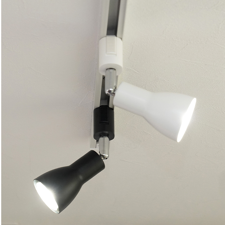 4個セット ダクトレール用 スポットライト E11 4灯 照明器具 配線