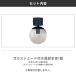 シーリングライト 1灯 E17 LED ガラス おしゃれ 北欧 天井照明 黒 白 ブラック ホワイト 引掛け 内玄関 洗面所 寝室 階段 廊下トイレ 関連画像1