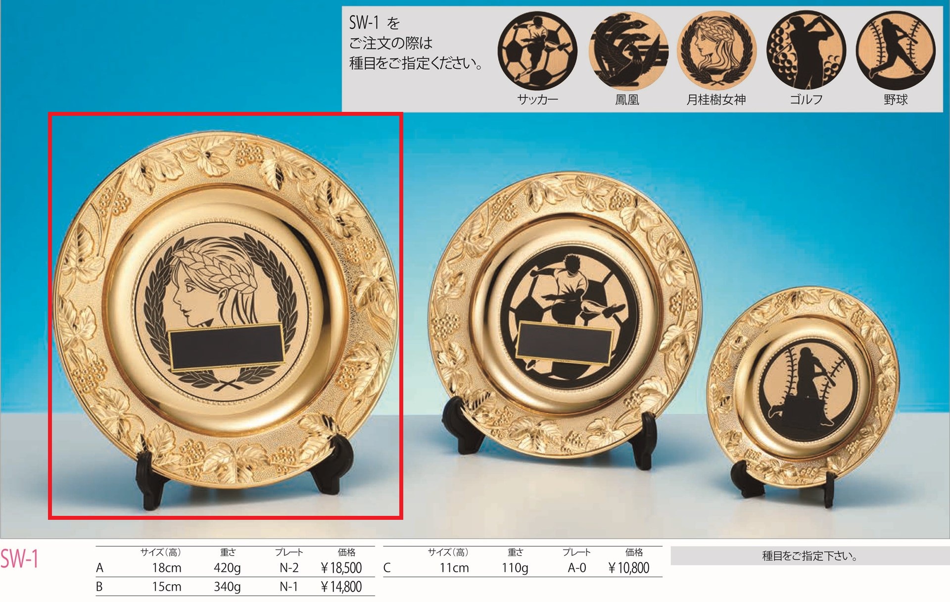 [SW-1A/N-2]飾り皿／直径18cm |  | 01