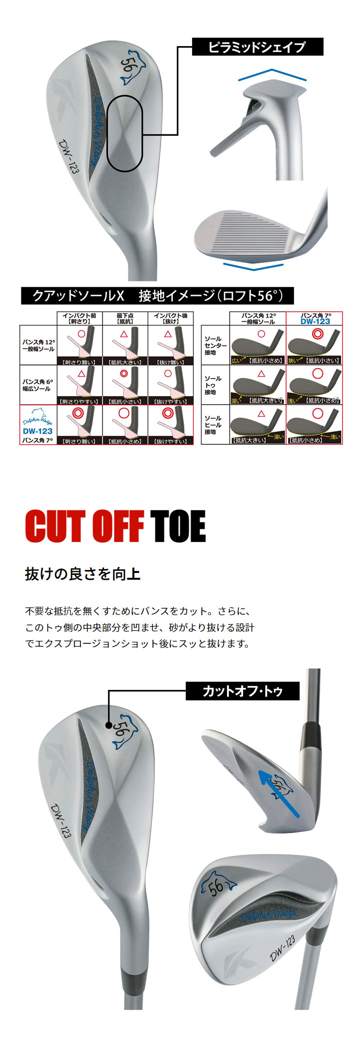 Dolphin Wedge 特注 キャスコ ドルフィンウェッジ DW-123 N.S.