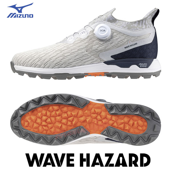 （NEW） ミズノ ウェーブハザード WG ボア メンズ スパイクレス ゴルフシューズ 51GM2370 MIZUNO WAVE HAZARD WG BOA｜winning-golf｜02