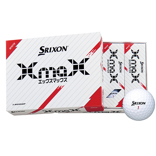 即納 ダンロップ スリクソン SRIXON XMAX(エックスマックス) ゴルフボール 1ダース（12球） 2024年新製品 DUNLOP | SRIXON | 01