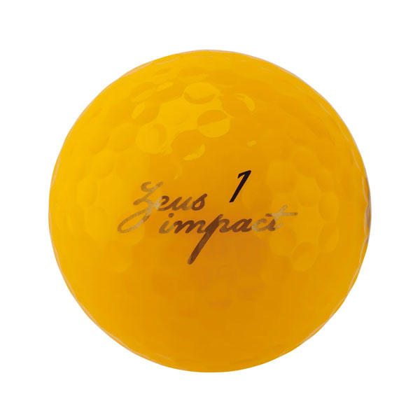 【送料無料】キャスコ ゼウスインパクト３ １ダース(１２球) 非公認球（ルール適合外） ゴルフボール KASCO ZEUS IMPACT 3  2023年モデル