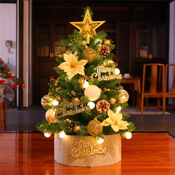 クリスマスツリー ミニツリー クリスマス飾り LEDライト 60cm 母の日