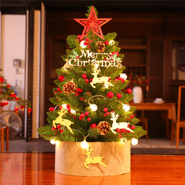 クリスマスツリー ミニツリー クリスマス飾り LEDライト 60cm 母の 