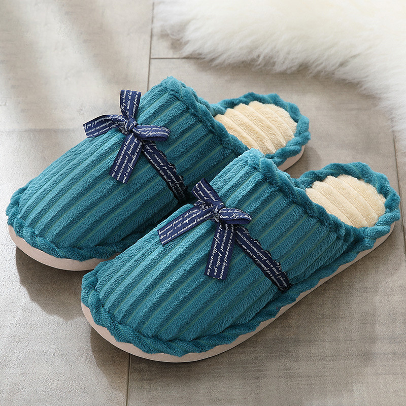 スリッパ ボアスリッパ ルームシューズ レディース 暖かい 冬用 室内履き 来客用　ペア ムートン 洗える 冷え対策 シンプル リボン 低反発 |  | 03