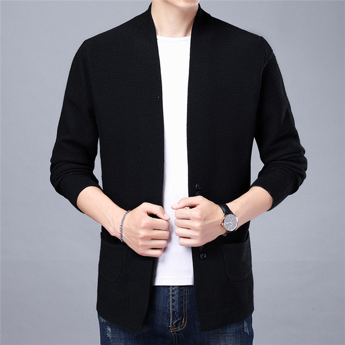 大人気新作 カーディガン メンズ トップス ニットカーディガン 無地 ビジネス 事務 長袖 前開き ユニセックス