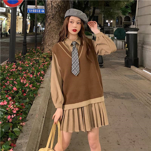 スクールベスト 女子 制服ベスト 学生服 スクール Vネック 重ね着 体型カバー シンプル 通学 春 秋 高校生 中学生 ニット 可愛い 無地 70jan22vzfbx02 Winter Fall 通販 Yahoo ショッピング