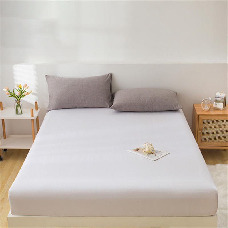 ボックスシーツ シングル セミダブル シーツ パッドシーツ 速乾 快適 丸洗い マットレスカバー 無地 柔らかい 通気性 寝具 取り付け簡単 |  | 02