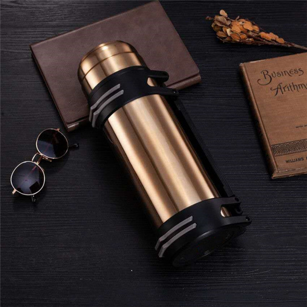 水筒 保温 保冷 大容量 大人 レディース メンズ アウトドア 1L 1.2L 1.5L 直飲み 真空断熱 携帯便利 広口 |  | 04