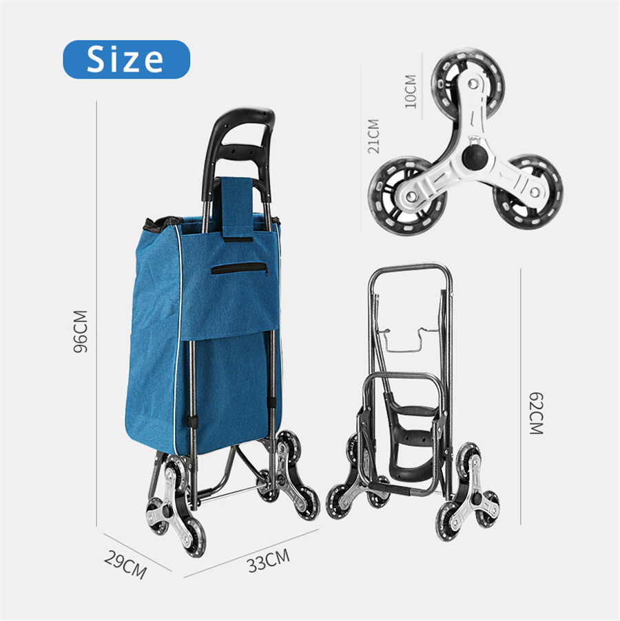 キャリーカート 折りたたみ ショッピングカート 買い物 台車 6輪