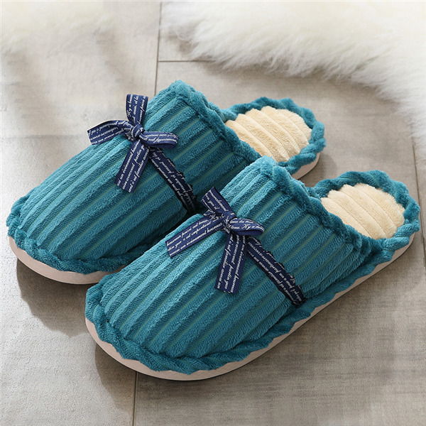 スリッパ メンズ レディース 男女兼用 ルームシューズ 柔らかい エスニック オフィス 来客用 室内 ぺたんこ 軽量 履きやすい ストライプ柄 蝶結び |  | 05