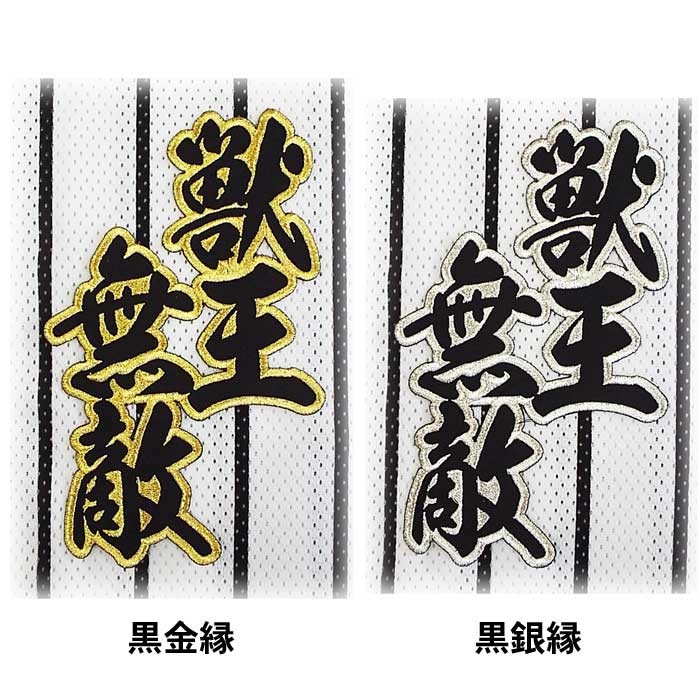 文字総刺繍 W88 H140丈126阪神タイガース ニッカ 甲子園 獣王無敵 文字総刺繍 W88 阪神タイガース ニッカ 甲子園 獣王無敵 - メルカリ