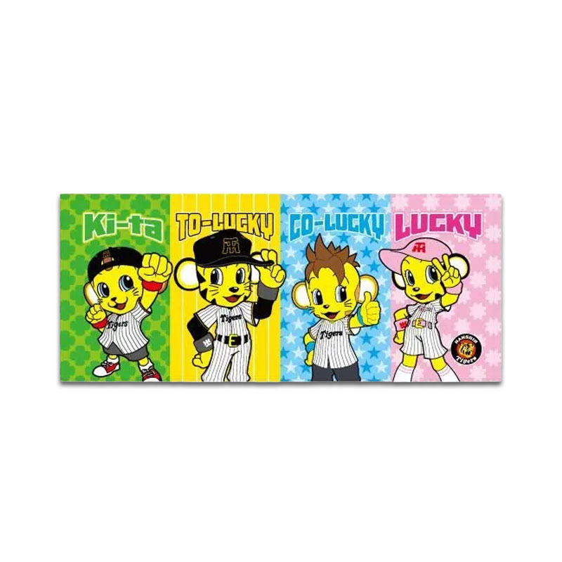 阪神タイガース キャラクタータオル 2枚セット 阪神タイガース マスコットフェイスタオル : ショップインパクトヤフー