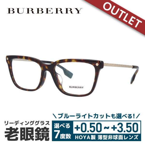 老眼鏡 訳あり 店頭展示品/外箱なし バーバリー BURBERRY