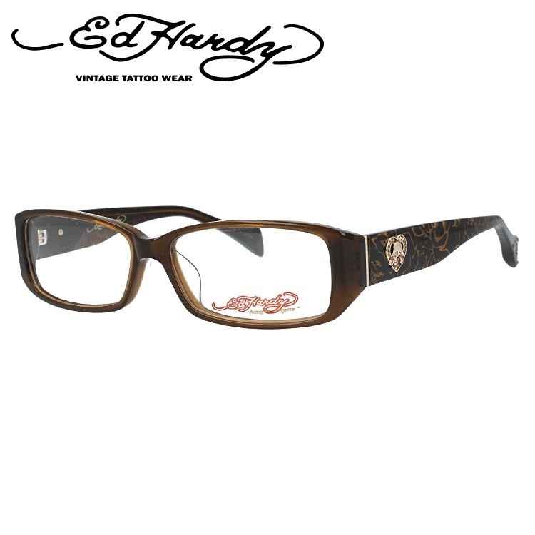 Ed Hardy（エド・ハーディー） メガネ フレーム フレーム PCメガネ