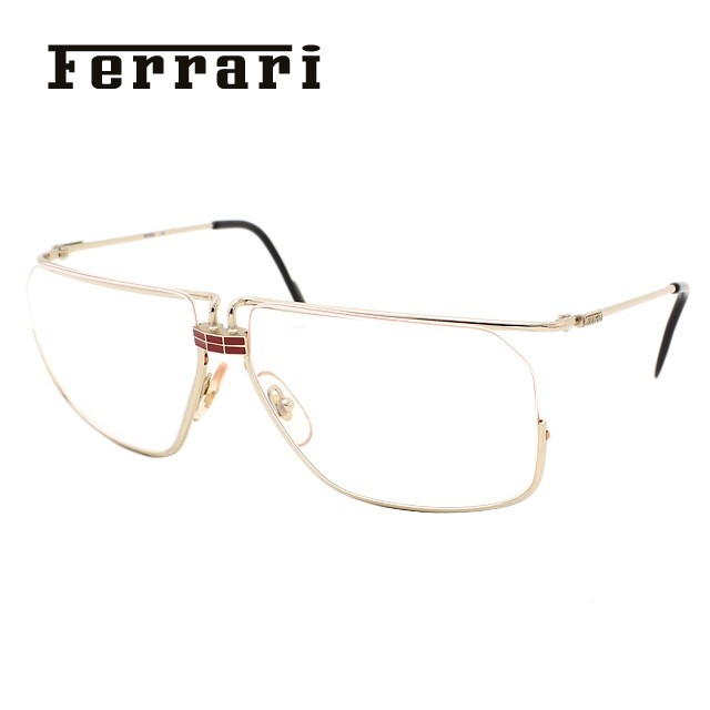 フェラーリ メガネフレーム 伊達メガネ フレーム Ferrari 伊達 眼鏡 F18 524 59 メンズ ファッションメガネ ハイブランド Ferrari（フェラーリ） フレーム ブランド 伊達 度付き 度入り メガネ